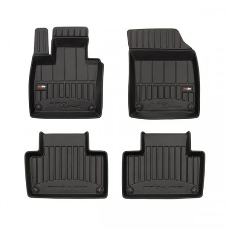 Gummi-Fußmatten-Set Fußmatten TPE 4 Stk. Kanäle ProLine 3D vorne/hinten Set Farbe schwarz VOLVO XC90 II 09.14- SUV FROGUM BRD 3D407831