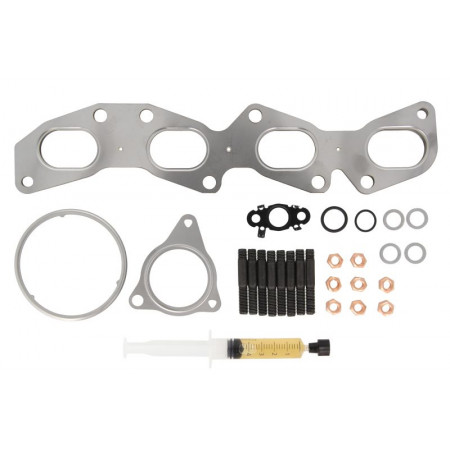 Installatieset, turbocompressor Turbocompressormontageset met pakkingen ALFA ROMEO 159 BRERA SPIDER LANCIA DELTA III 1.8 01.09-08.14 AJUSA AJUJTC11777