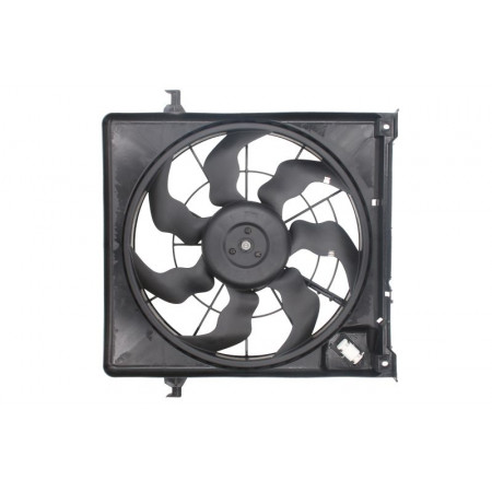 Ventilador, radiador Ventilador del radiador con carcasa HYUNDAI I30 KIA CEE'D PRO CEE'D 1.6D/2.0D 12.06-12.12 NISSENS NIS 85896