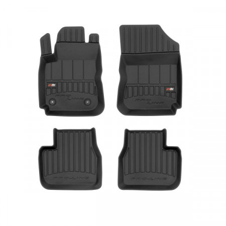 Set covorase cauciuc Floor mats TPE 4 pcs ducts proLine 3D front/rear set colour neagra CITROEN C4 CACTUS 09.14- Crossover FROGUM FRG 3D408173