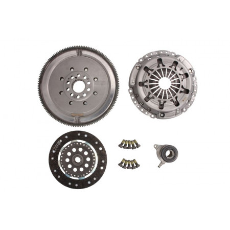 Conjunto de embreagem Conjunto de embreagem com rolamento e volante com massa dupla 228mm VOLVO C30 C70 II S40 II V50 2.4 01.04-12.12 LUK 600 0273 00
