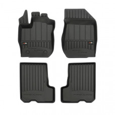 Rubber floor mats set Floor mats TPE 4 pcs ducts proLine 3D front/rear set color black DACIA SANDERO II RENAULT SANDERO/STEPWAY II 10.12- Hatchback version: Standard FROGUM FRG 3D408746