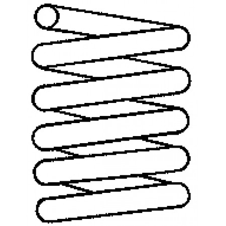 Coil Spring Right/Left Front FORD TRANSIT 2.0/2.5D 05.91-06.00 SACHS 997 678