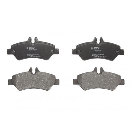 Achterremblokset MERCEDES SPRINTER 35-T B906 SPRINTER 3-T B906 VW CRAFTER 30-35 CRAFTER 30-50 1.8-3.5 04.06- BOSCH 0 986 494 123