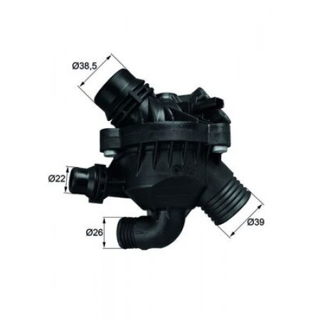 Thermostat, Kühlmittel Kühlsystemthermostat 97C im Gehäuse BMW X5 E70 X6 E71 E72 3.0 10.06-07.14 MAHLE TM 30 97