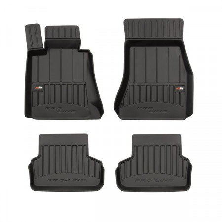 Rubber floor mats set Floor mats TPE 4 pcs ducts proLine 3D front/rear set color black BMW 5 G30 F90 5 G31 09.16- Saloon / Station wagon FROGUM FRG 3D407718