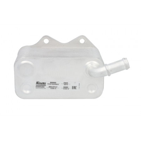 Radiador de óleo, óleo do motor Radiador de óleo automático/manual AUDI A1 A3 A4 B7 A6 C6 TT SEAT ALTEA ALTEA XL EXEO EXEO ST LEON TOLEDO III SKODA OCTAVIA II VW EOS GOLF PLUS V GOLF V 1.9D/2.0/2.0D 05.03-11.17 NISSENS NIS 90660