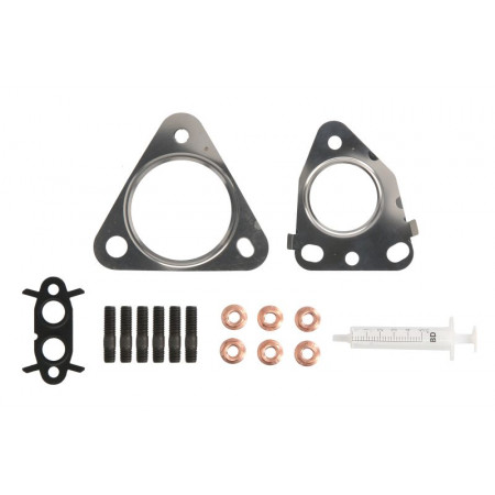 Conjunto de instalação turbocompressor Kit de montagem turbocompressor com juntas RENAULT ESPACE IV LAGUNA II LAGUNA III 2.0D 08.05- ELRING EL884600