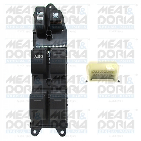 Switch, window winder Window winder switch Front Left TOYOTA RAV 4 II 1.8/2.0/2.0D 05.00-11.05 MEAT & DORIA MD26512
