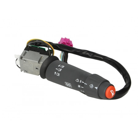 Interruptor de faros Interruptor combinado debajo del volante Bocina Intermitentes de luz del limpiaparabrisas intermitentes negros MERCEDES ACTROS ACTROS MP2 / MP3 AXOR AXOR 2 04.96- AKUSAN TEQ-01.020