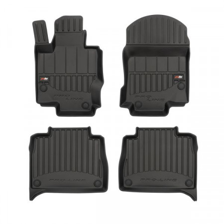 Floor mats set TPE 4 pcs ducts proLine 3D front/rear set color black MERCEDES GLE V167 04.19- SUV FROGUM FRG 3D408180