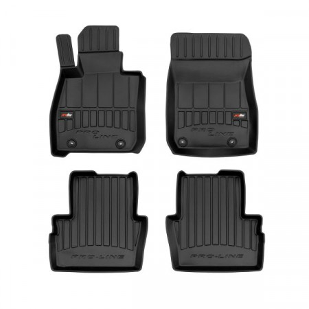 Floor mats set TPE 4 pcs ducts proLine 3D front/rear set color black MAZDA CX-3 02.15- SUV FROGUM FRG 3D408326