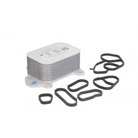 Enfriador de aceite, aceite de motor Enfriador de aceite con elementos de fácil montaje con junta VOLVO C30 S40 II S60 II S80 II V40 V50 V60 I ​​​​V70 III CITROEN BERLINGO BERLINGO MULTISPACE BERLINGO/MINIVAN C1 1.4D/1.6D/1.9D 01.98- NISSENS NIS 