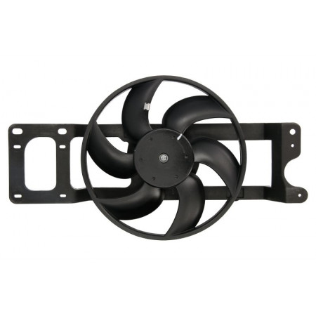 Ventola, radiatore Ventola radiatore con carter DACIA LOGAN SOLENZA RENAULT LOGAN I 1.4-1.9D 02.03- NISSENS NIS 85712