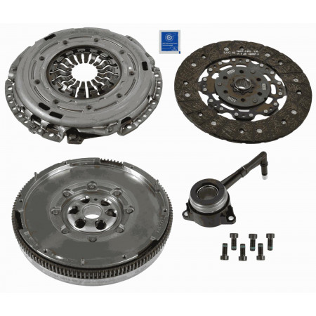 Kit d'embrayage Kit d'embrayage auto-ajustable avec roulement hydraulique 240mm AUDI A3 Q3 SEAT ALHAMBRA ALTEA ALTEA XL SKODA YETI VW BEETLE CADDY ALLTRACK CADDY ALLTRACK/MINIVAN 2.0D 05.03- SACHS 2290 601 141