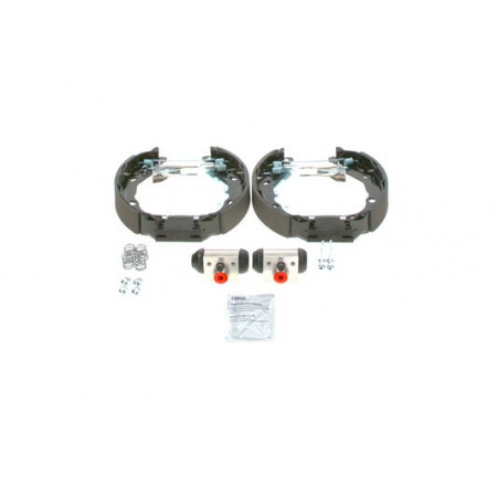 Jeu de mâchoires de frein Jeu de tambours de frein, mâchoire de cylindre à ressort NISSAN MICRA IV NOTE 1.2/1.5D 05.10- BOSCH 0 204 114 686