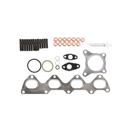 Conjunto de montagem, turbocompressor Kit de montagem do turbocompressor com juntas AUDI A1 A3 SEAT ALTEA ALTEA XL LEON TOLEDO III TOLEDO IV SKODA OCTAVIA II RAPID SUPERB II YETI VW EOS GOLF PLUS V GOLF V 1.4 05.07- ELRING EL214600