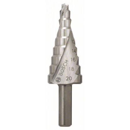 Foret EN Foret multi-étapes HSS 1pc diamètre du foret : 4 6 8 12 14 16 18 20mm longueur totale : 705mm destiné à : métal BOSCH 2 608 597 519