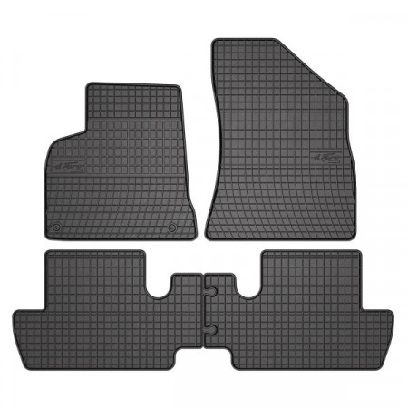 Serie tappetini in gomma set 4 pezzi BASIC anteriori/posteriori colore nero PEUGEOT 3008 06.09-08.16 SUV FROGUM MMT A040 0638