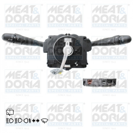 Steering column switch Combined switch under the steering wheel CITROEN BERLINGO MULTISPACE PEUGEOT 206+ PARTNER ORIGIN PARTNER ORIGIN/MINIVAN 04.08- MEAT & DORIA MD231717