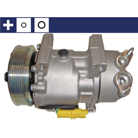 Compressor, air conditioning Air-conditioning compressor CITROEN BERLINGO BERLINGO MULTISPACE BERLINGO/MINIVAN C2 C2 ENTERPRISE C3 I C3 II C3 PLURIEL NEMO NEMO/MINIVAN XSARA XSARA PICASSO 1.1-2.2D 06.96- MAHLE ACP 10 000S