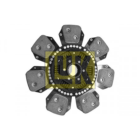 Koppelingsplaat 350 mm 7 DEUTZ FAHR AGROTRAC HUERLIMANN XT LAMBORGHINI R SAME LASER 1000.6WTI/105.6PA LUK 335 0367 10