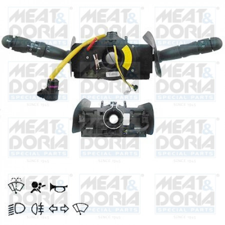 Interruptor da coluna de direção Interruptor combinado sob o volante Buzina Indicadores luminosos do limpador IVECO DAILY IV 05.06-08.11 MEAT & DORIA MD23460