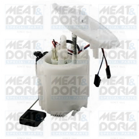 Brandstoftoevoersysteem Elektrische brandstofpompmodule MERCEDES C C204 C W204 C T-MODEL S204 E A207 E C207 E W212 E T-MODEL S212 1.6/1.8 01.07- MEAT & DORIA MD77099