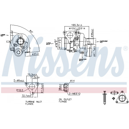 Turbocompressor Nieuw CITROEN JUMPER FIAT DUCATO PEUGEOT BOXER 2.2D 04.06- NISSENS NIS 93262