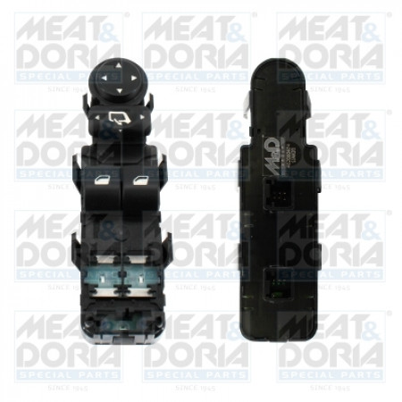 Switch, window winder Window winder switch Front Left CITROEN C4 C4 I 1.4-2.0D 11.04-07.11 MEAT & DORIA MD26456