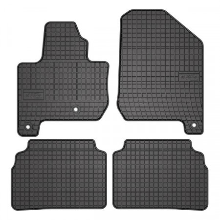Set covorase cauciuc Floor mats Rubber 4 pcs BASIC front/rear set colour neagra KIA SOUL II 02.14- Liftback FROGUM MMT A040 547280