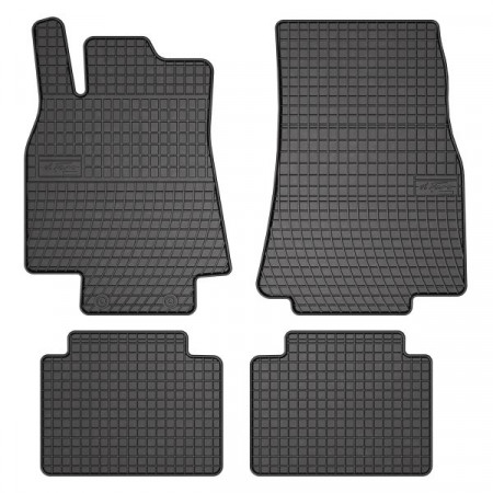 Conjunto de tapetes de borracha 4 peças conjunto dianteiro/traseiro BASIC cor preto MERCEDES B SPORTS TOURER W245 03.05-11.11 Liftback FROGUM MMT A040 546399