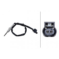 Sensor, exhaust gas temperature Exhaust gas temperature sensor before dpf BMW 1 E81 1 E82 1 E87 1 E88 3 E90 3 E91 3 E92 3 E93 5 E60 5 E61 5 F10 5 F11 2.0D/3.0D 06.04-08.17 HELLA 6PT010 376-571