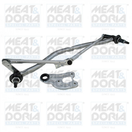 Elos do limpador de para-brisa Mecanismo do limpador de para-brisa Dianteiro sem motor BMW X3 E83 09.03-12.11 MEAT & DORIA MD227010