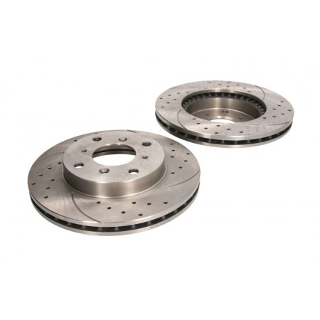 Hocheffiziente Bremsscheibe SPEEDMAX Cut-Drilled vorne L/R Außendurchmesser 260 mm Dicke 23 mm 2 Stück HONDA ACCORD VI PRELUDE IV PRELUDE V 1.6/2.0 02.92-12.02 SPEEDMAX C34030JCTUOTUV