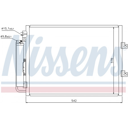 Condensatore, aria condizionata Radiatore Nissens Klim. Renault Twingo 07 NISSENS NIS 940126