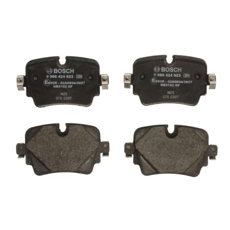 Remblokkenset achter JAGUAR XJ 2.0/3.0/3.0D 10.09- BOSCH 0 986 424 623