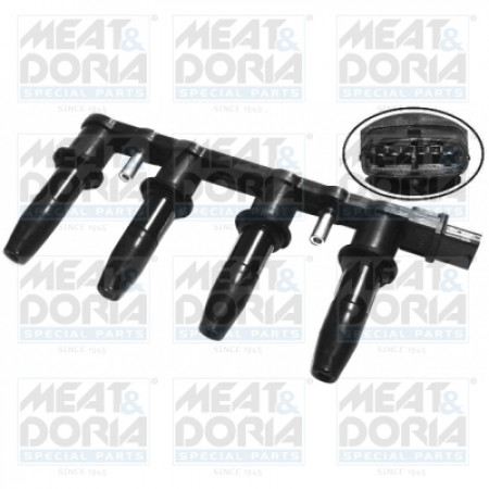 Bobina di induzione ALFA ROMEO 159 FIAT CROMA STILO OPEL ASTRA G ASTRA H ASTRA H GTC ASTRA J ASTRA J GTC CORSA D INSIGNIA A MERIVA A MOKKA / MOKKA X SIGNUM VECTRA C 1.6-1.8 02.98- MEAT & DORIA MD10480