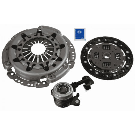 Clutch kit Clutch kit with hydraulic bearing 190mm NISSAN MICRA III 1.0/1.2 01.03-06.10 SACHS 3000 990 109