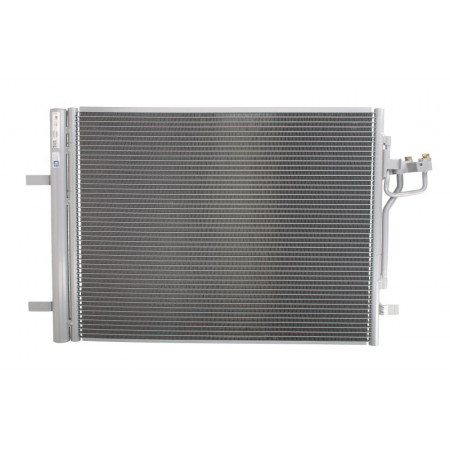 Condenser, air conditioning A/C condenser with dryer aluminum FORD FOCUS III 1.6D 07.10- NISSENS NIS 940586