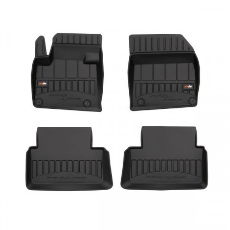 Rubberen vloermattenset Vloermatten TPE 4 stuks kanalen proLine 3D voor/achter set kleur zwart CITROEN C5 II C5 III 09.04- Saloon / Stationwagon FROGUM FRG 3D408715