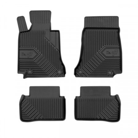 Set covorase cauciuc Floor mats TPE 4 pcs ducts No. 77 front/rear set colour neagra MERCEDES C A205 C C205 C T-MODEL S205 C W205 12.13- FROGUM FRG77409583