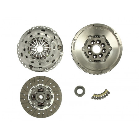 Clutch kit Clutch kit with flywheel with double mass 250mm FORD TRANSIT 2.4D 04.06-08.14 LUK 600 0186 00