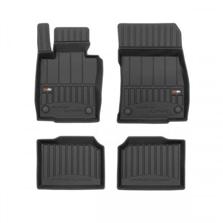 Rubber floor mats set Floor mats TPE 4 pcs ducts proLine 3D front/rear set color black MINI COUNTRYMAN R60 08.10-10.16 Crossover FROGUM FRG 3D409545