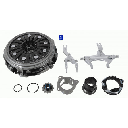 Kupplungssatz Doppelscheibenkupplungssatz mit Lager 225 mm HYUNDAI IONIQ KONA KONA/SUV KIA CEED NIRO NIRO I XCEED 1.6H 03.16- SACHS 3000 944 003
