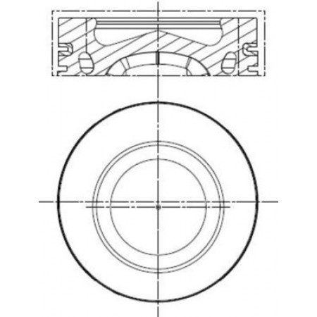Pistone 80 AUDI A1 A3 SEAT LEON LEON SC LEON ST TOLEDO IV SKODA OCTAVIA III RAPID SUPERB III VW CADDY ALLTRACK CADDY ALLTRACK/MINIVAN CADDY III CADDY III/MINIVAN 1.6D 08.10- MAHLE 028 PI 00140 002