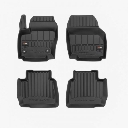 Vloermattenset vloermatten TPE 4 stuks kanalen proLine 3D voor/achter set kleur zwart FORD MONDEO IV 03.07-01.15 Liftback / Saloon / Stationwagon FROGUM FRG 3D407473