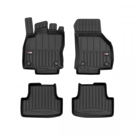 Juego alfombrillas TPE 4 uds conductos proLine 3D juego delantero/trasero color negro VW GOLF VIII 07.19- Hatchback / Versión station wagon: AWD/4WD / FWD 3d / 5d / Hybrid / Plug-in FROGUM FRG 3D426689