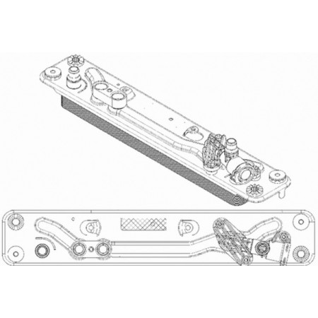 Ölkühler, Automatikgetriebe Ölkühler BMW X5 E70 X6 E71 E72 3.0-4.8 10.06-07.14 MAHLE CLC 182 000P