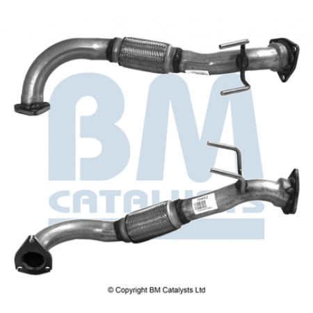 Exhaust connection Exhaust pipe Front x640mm SEAT ALHAMBRA VW SHARAN 1.9D 04.00-03.10 BM CATALYSTS BM70453